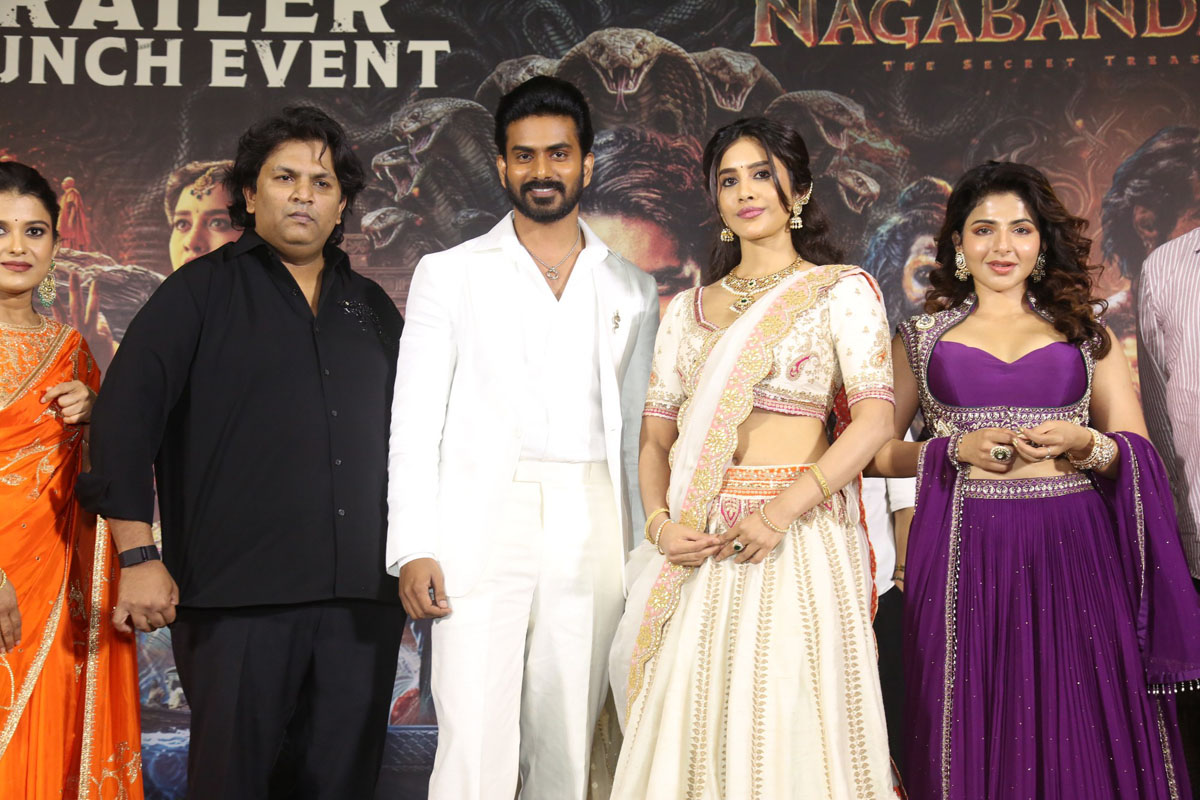 Virat Karrna with Nagabandham cast