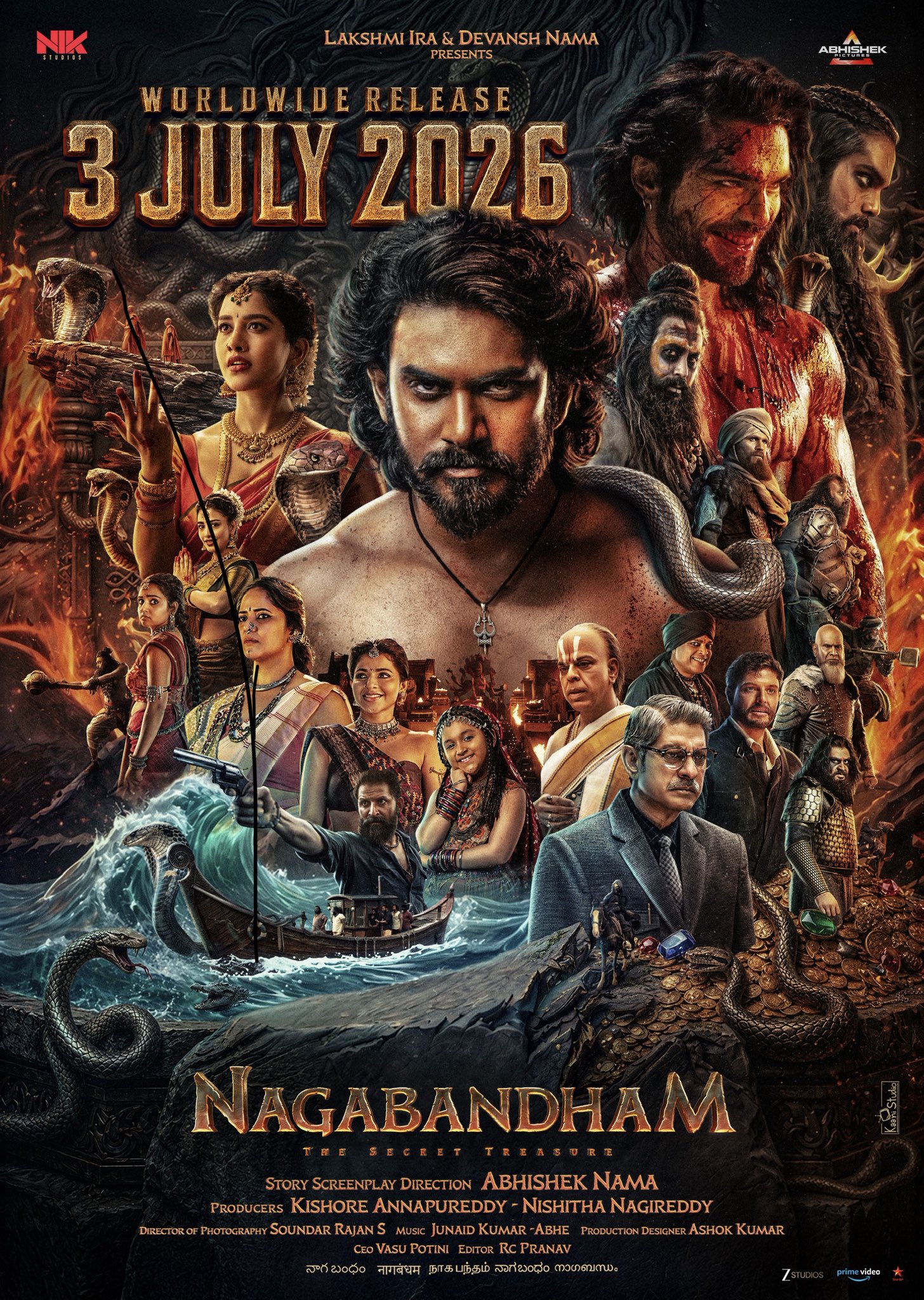 Nagabandham ensemble cast promotional poster