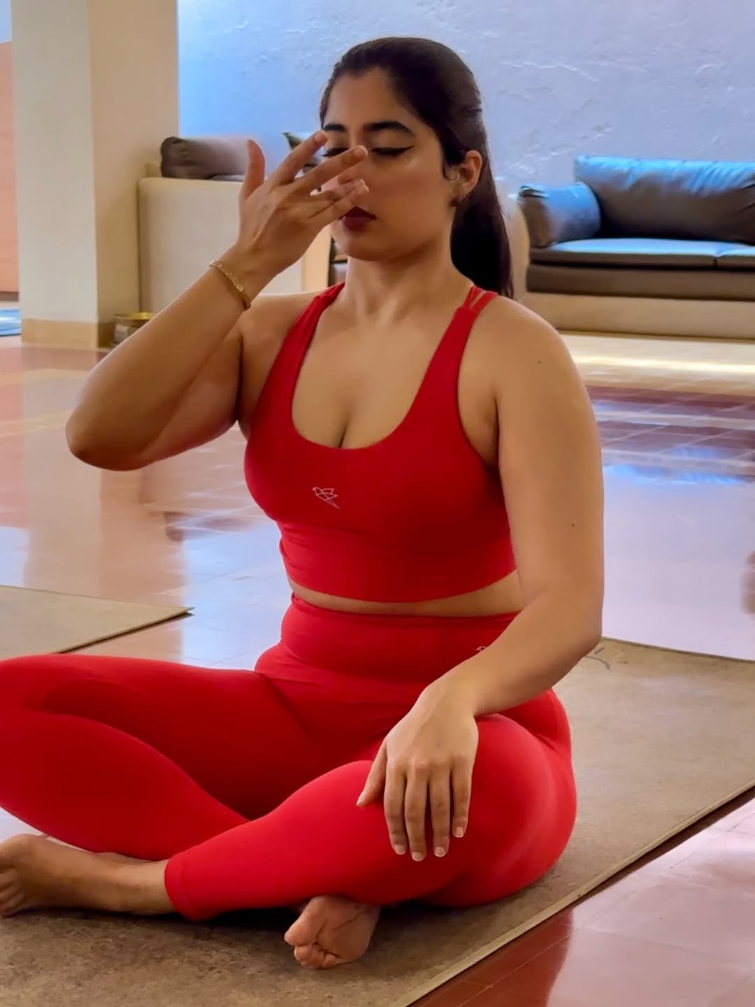 Nikita Sharma Yoga Day Photos