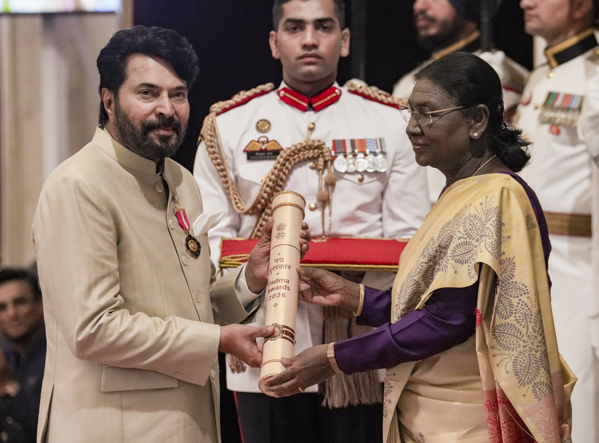 Mammootty Receives Padma Bhushan For His Remarkable Cinema Journey