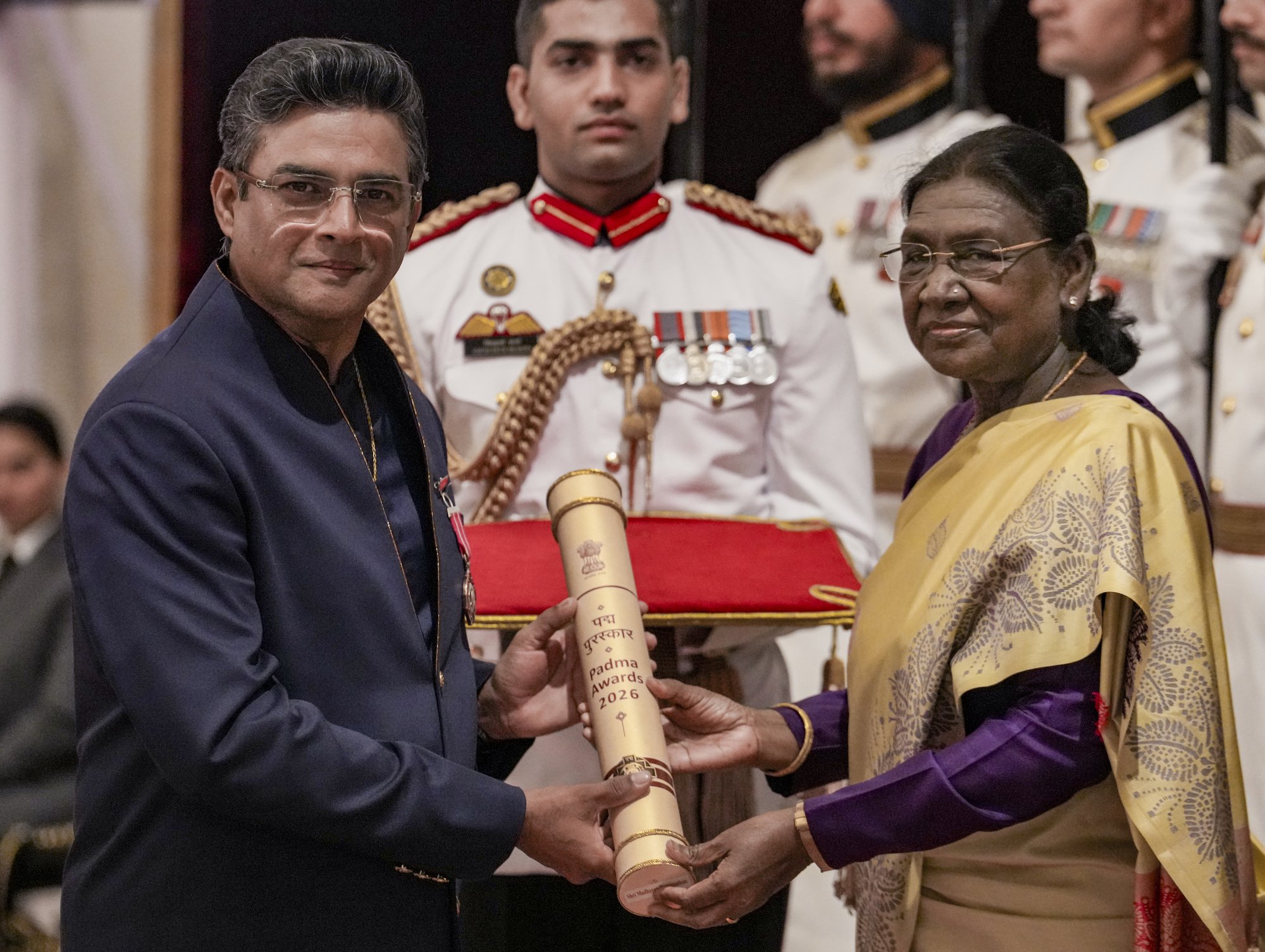 R Madhavan Receives Padma Shri For His Contribution To Cinema
