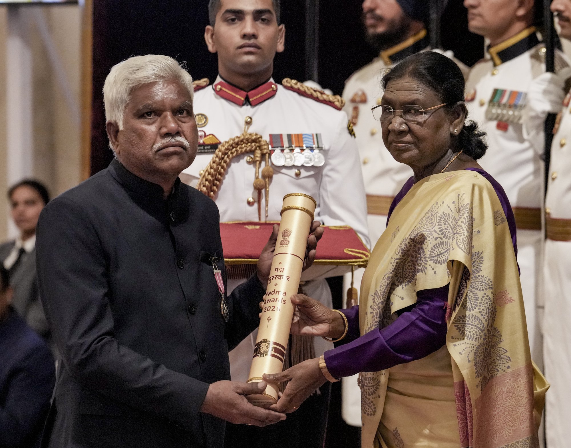Chiranji Lal Yadav Padma Shri ceremony