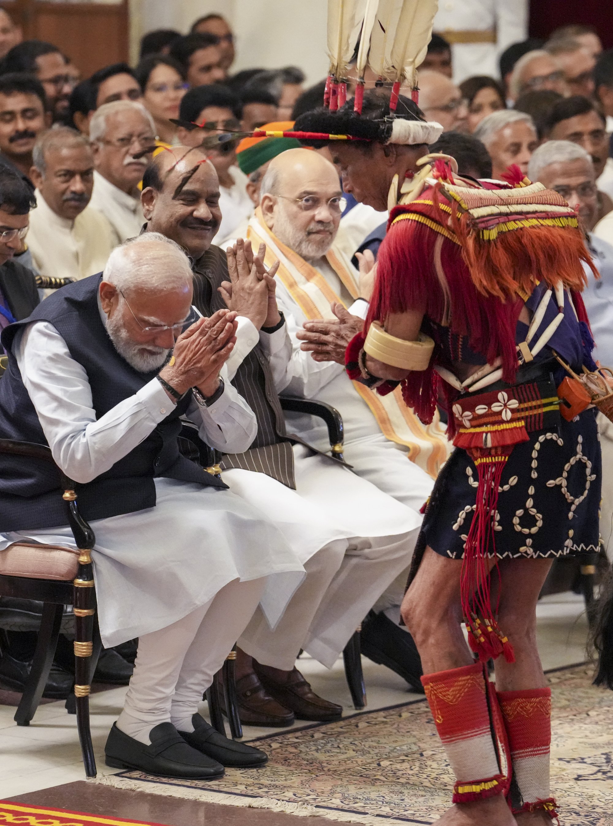Sangyusang Pongener meets Prime Minister Modi