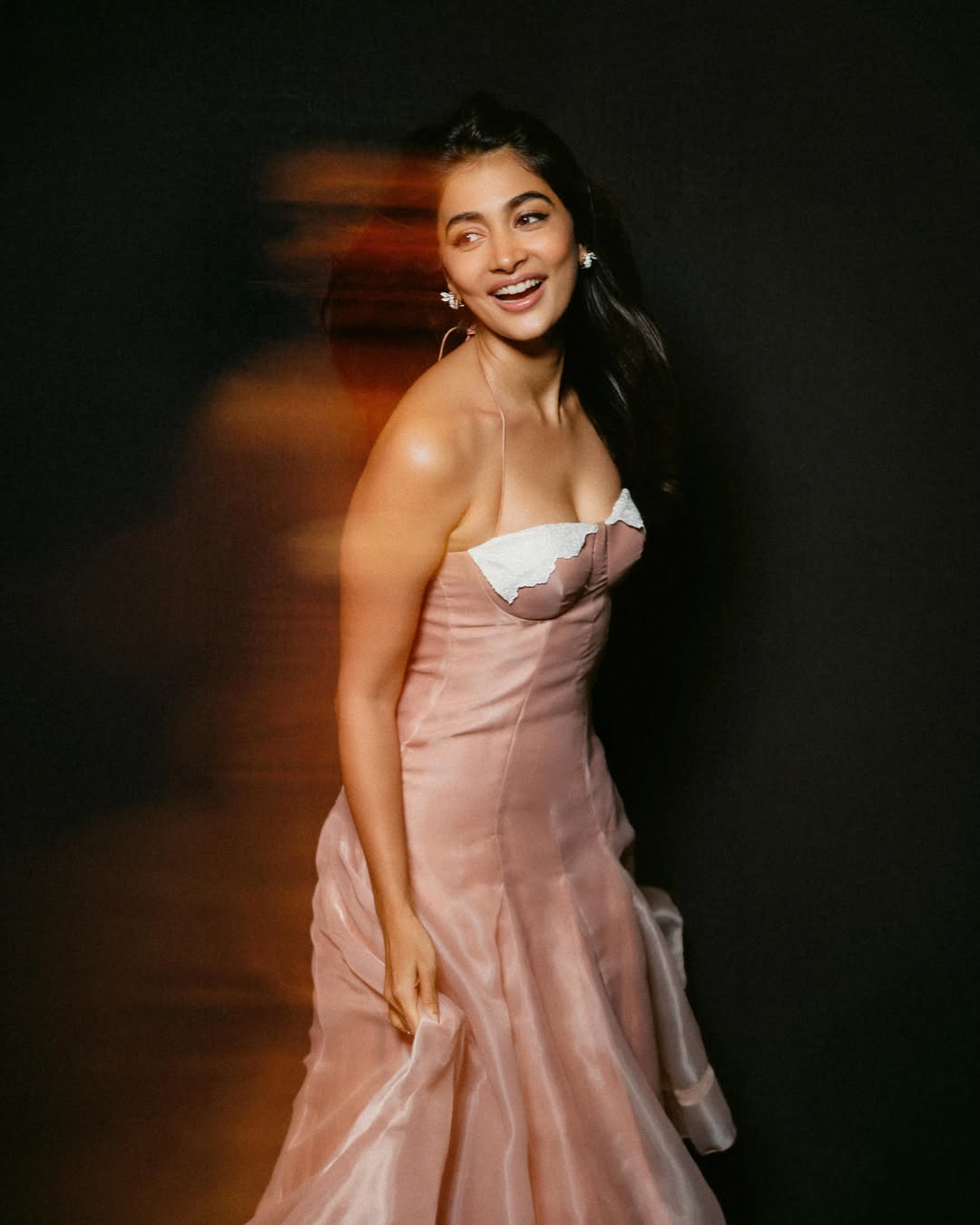 Pooja Hegde elegant pastel fashion look