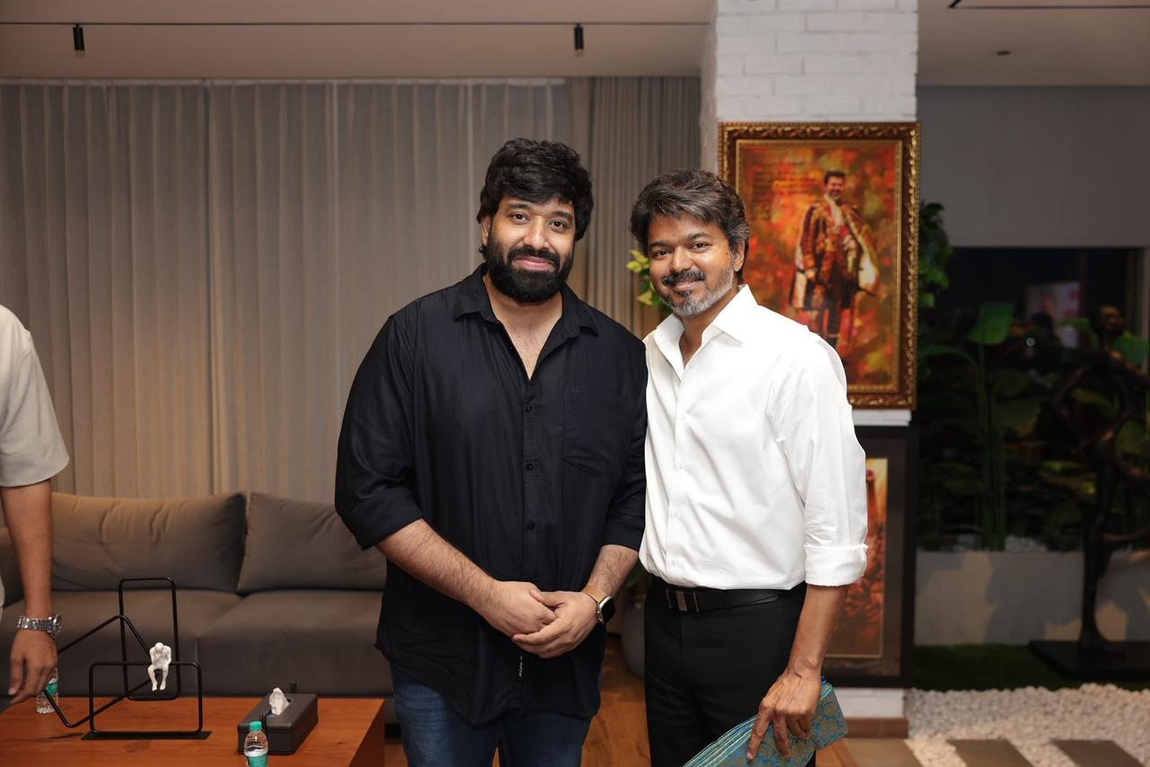 Prabhu Meets Tamil Nadu CM Vijay Along with Vikram Prabhu and Adhik Ravichandran; Photos Go Viral