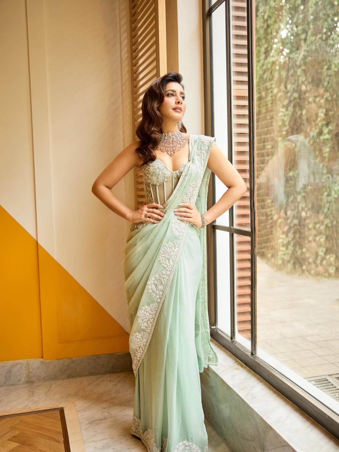 Intricate Embroidery Takes Center Stage