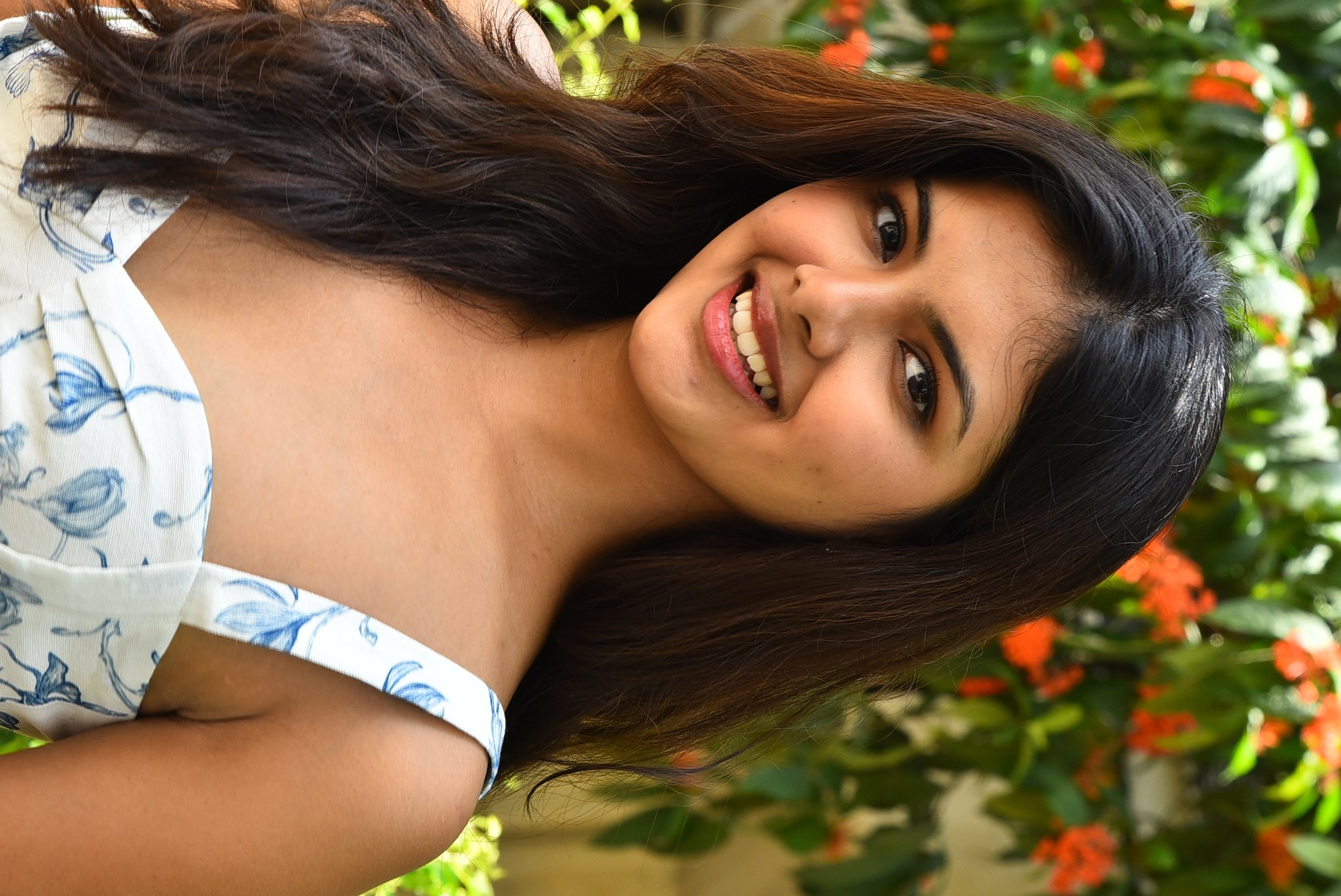 Roopa Srinivas floral dress look