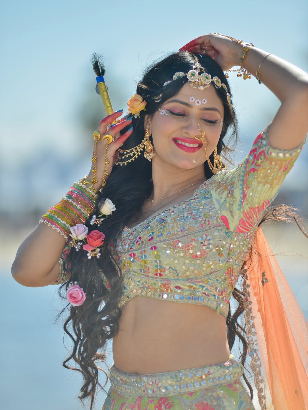 Sanya Thakur modern traditional fashion