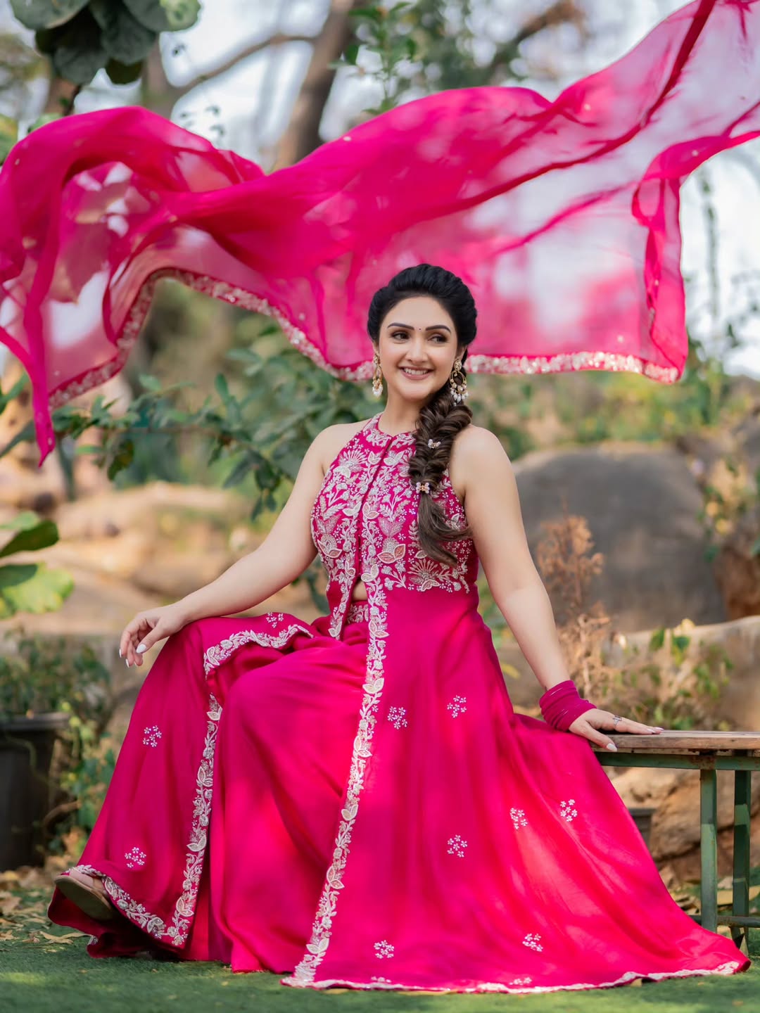 A Vibrant Pink Fashion Statement