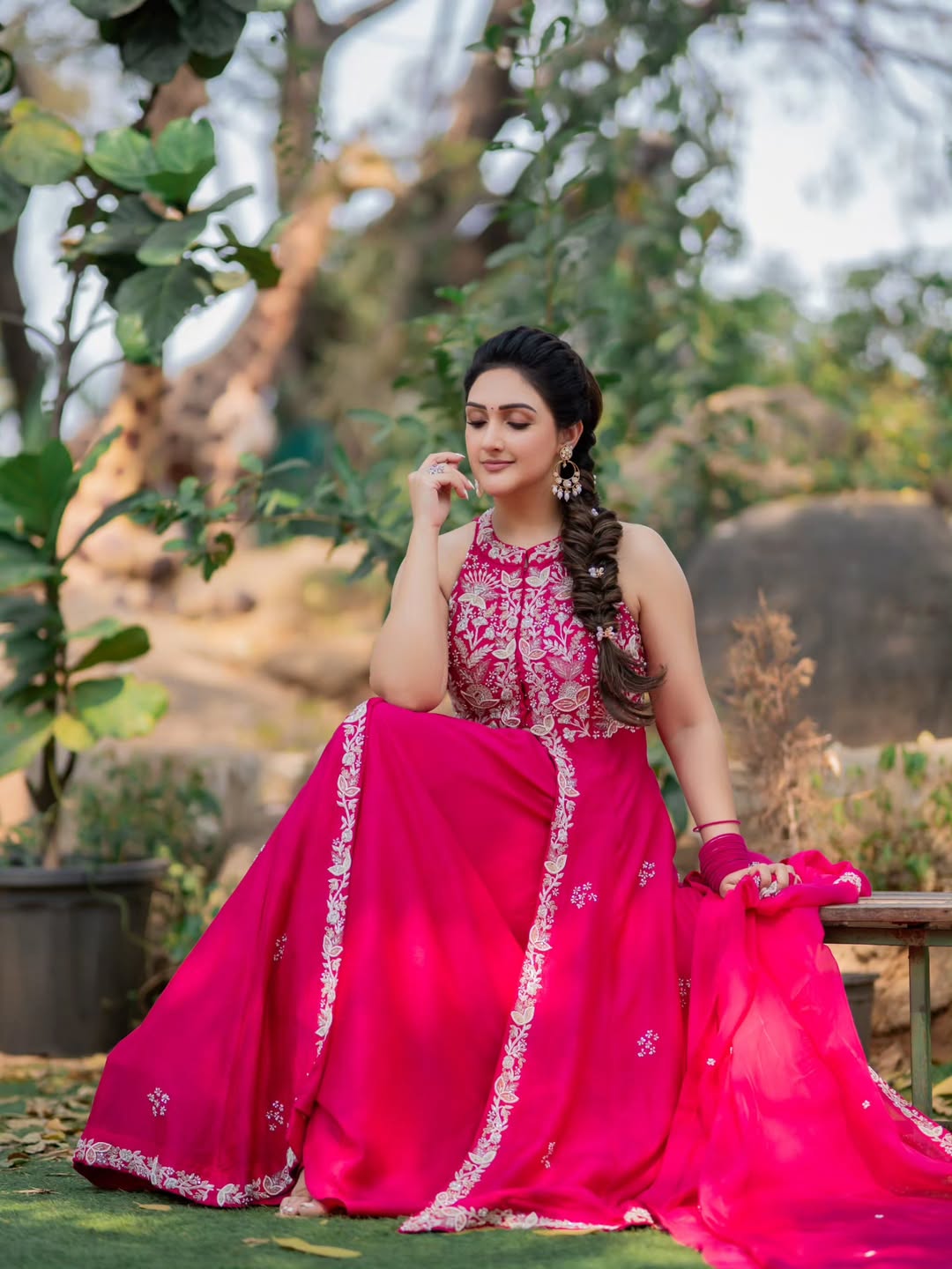 A Perfect Backdrop for Ethnic Beauty