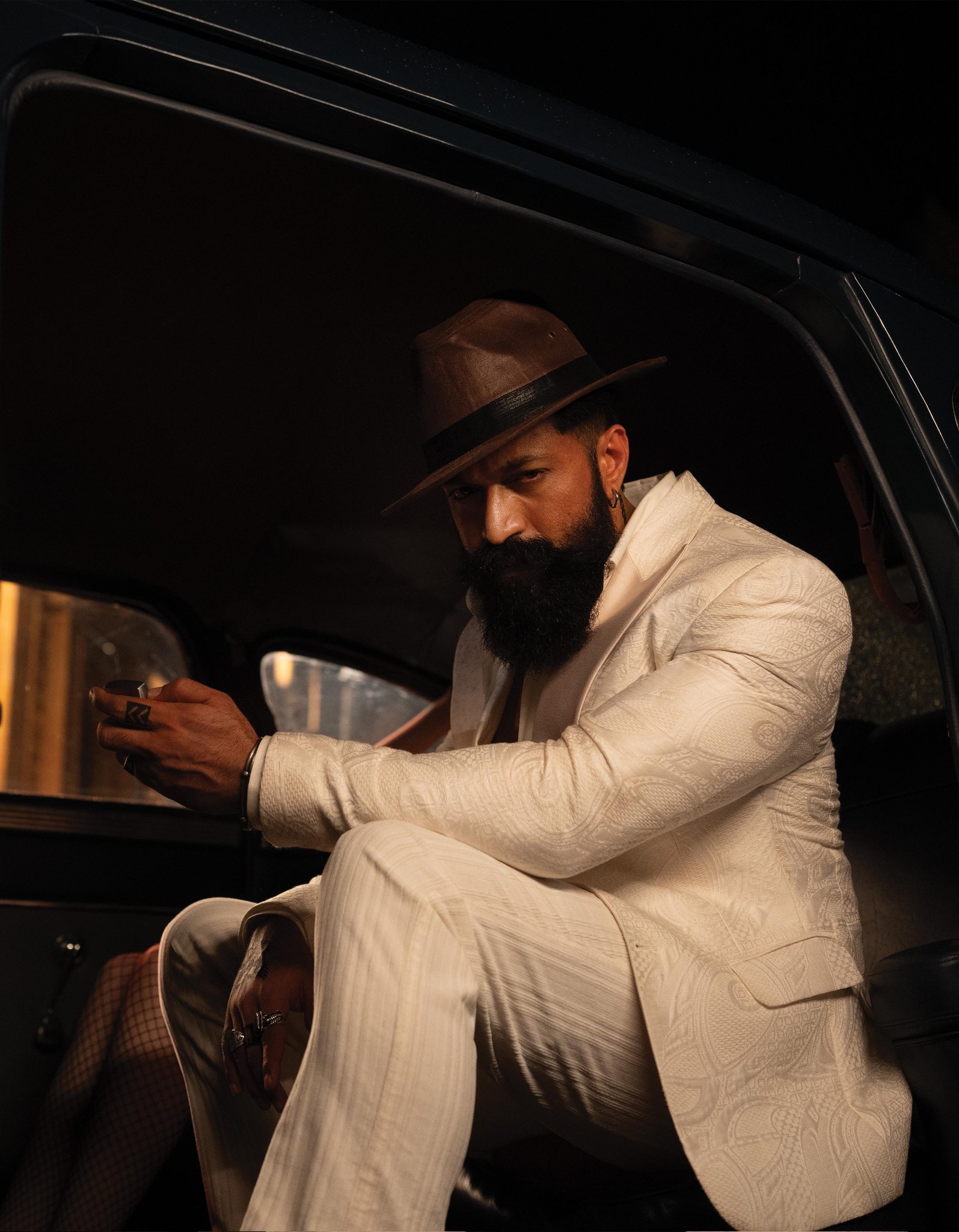 Yash Toxic suit car look