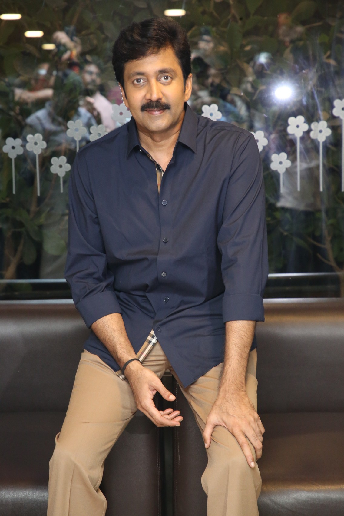 Vadde Naveen seated at pre-release event