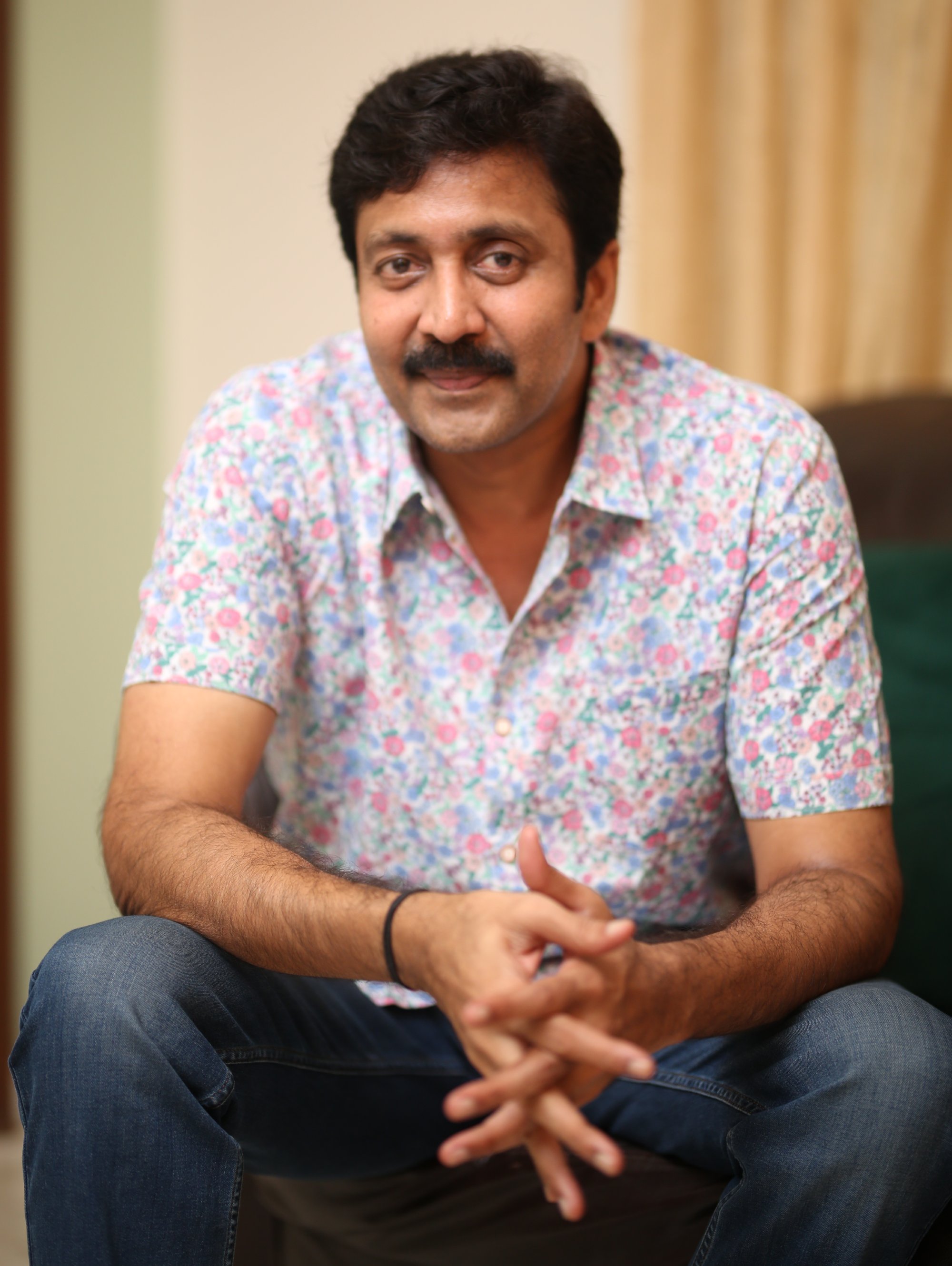 Vadde Naveen floral printed shirt look