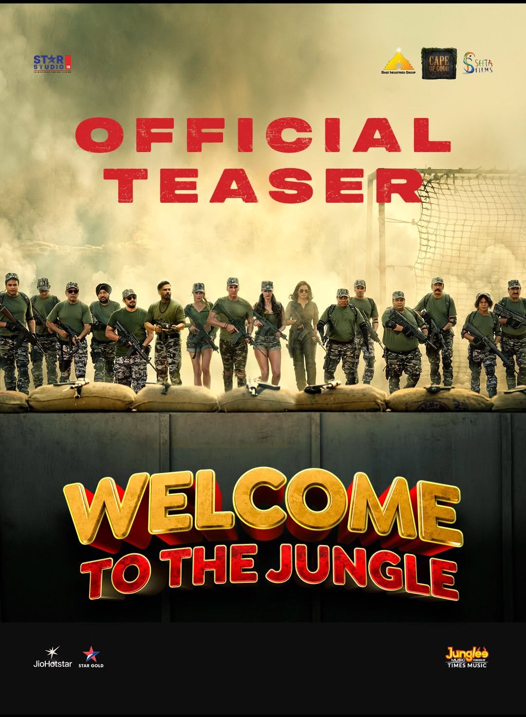 Welcome To The Jungle teaser poster