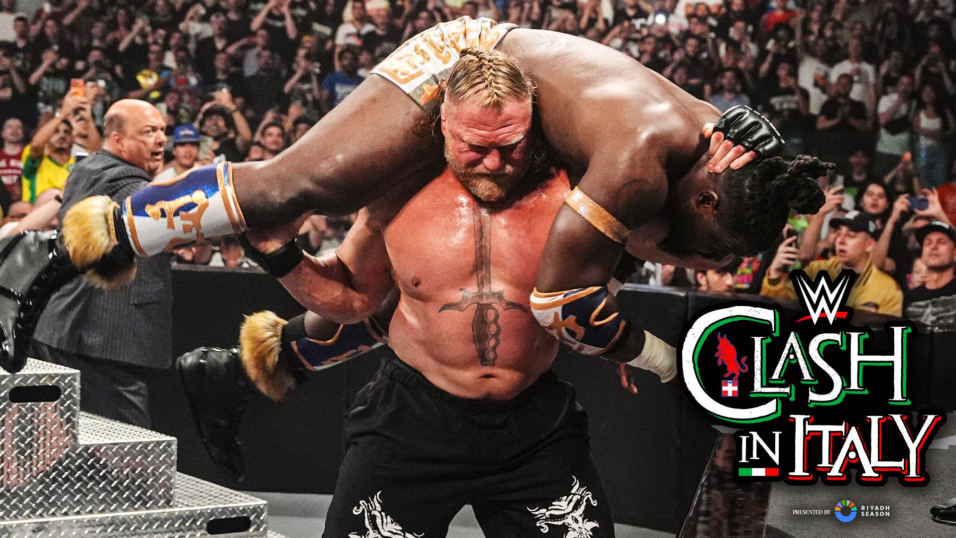 Brock Lesnar Returns and Defeats Oba Femi