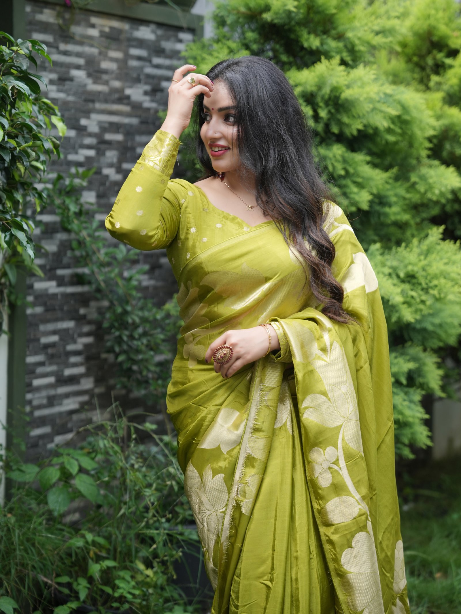 Malavika Menon traditional ethnic look