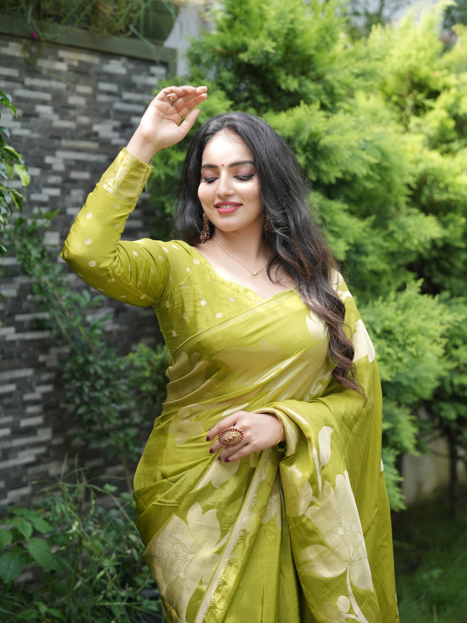 Malavika Menon latest traditional appearance