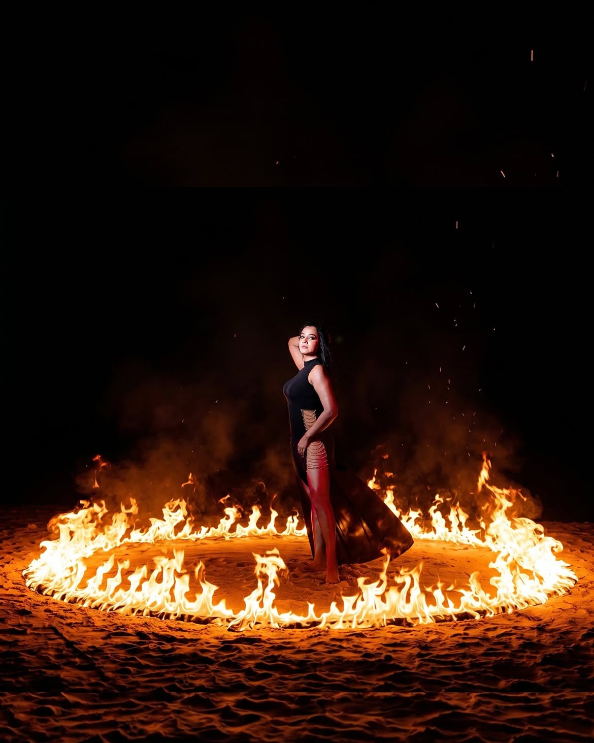 Abarnathy fire themed photos