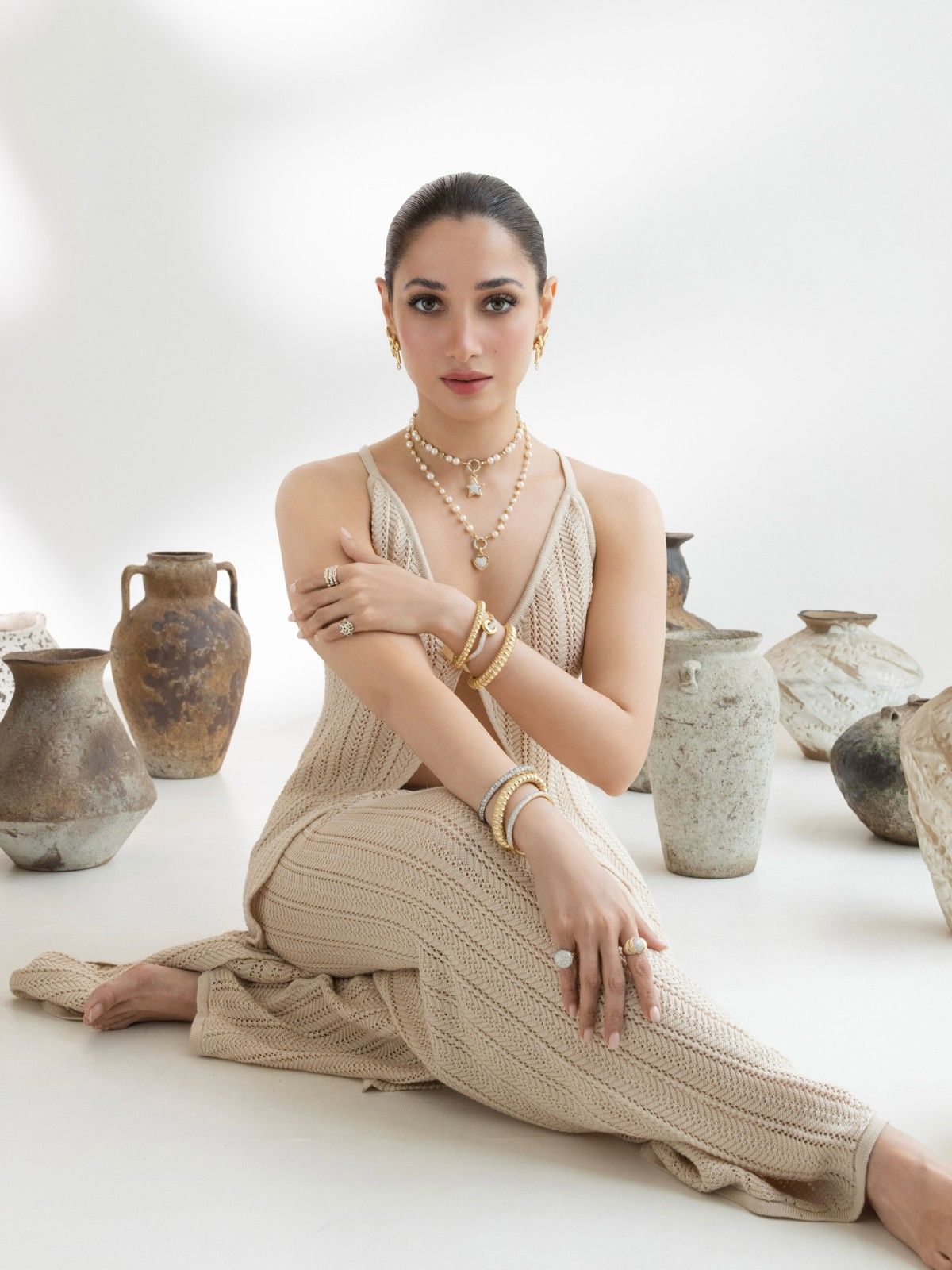 Actress Tamannaah Bhatia Shares Her Top Angle Photo With Beautiful Jewellery
