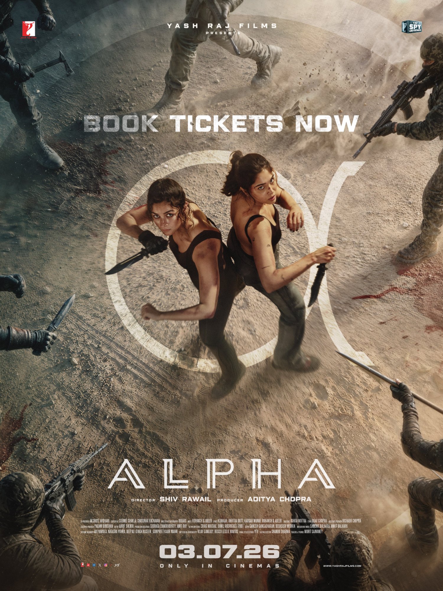 Alpha advance bookings now open poster