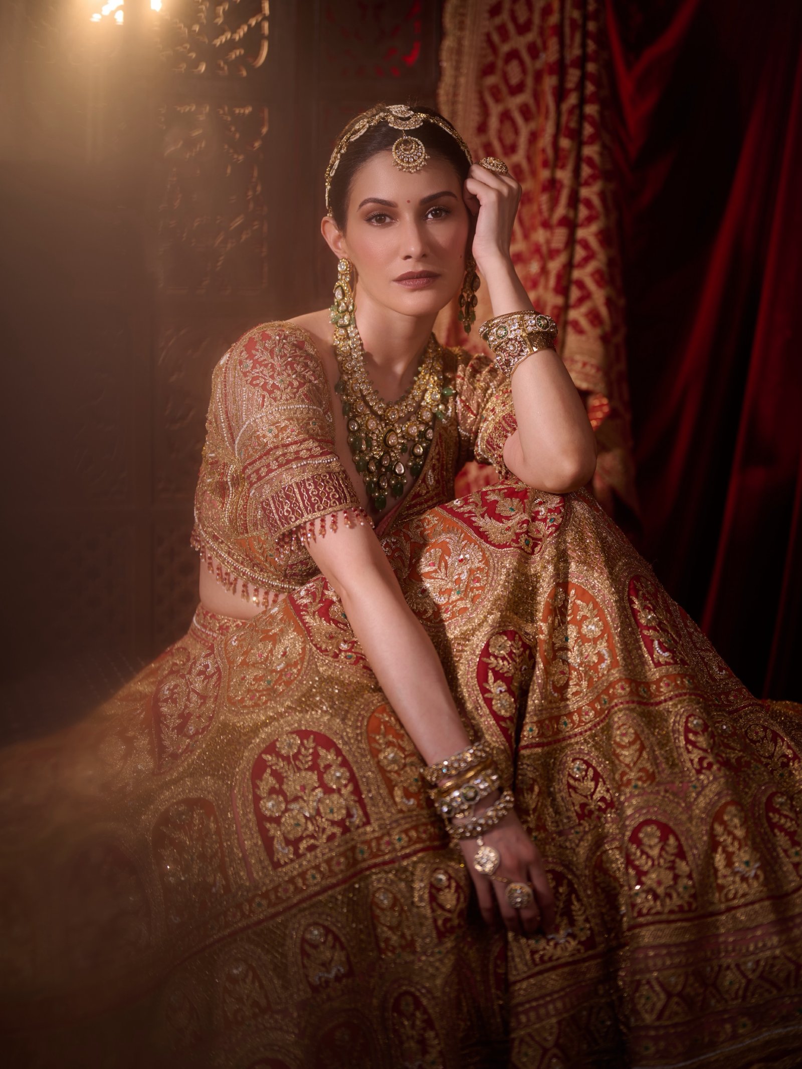 Amyra Dastur regal lehenga look