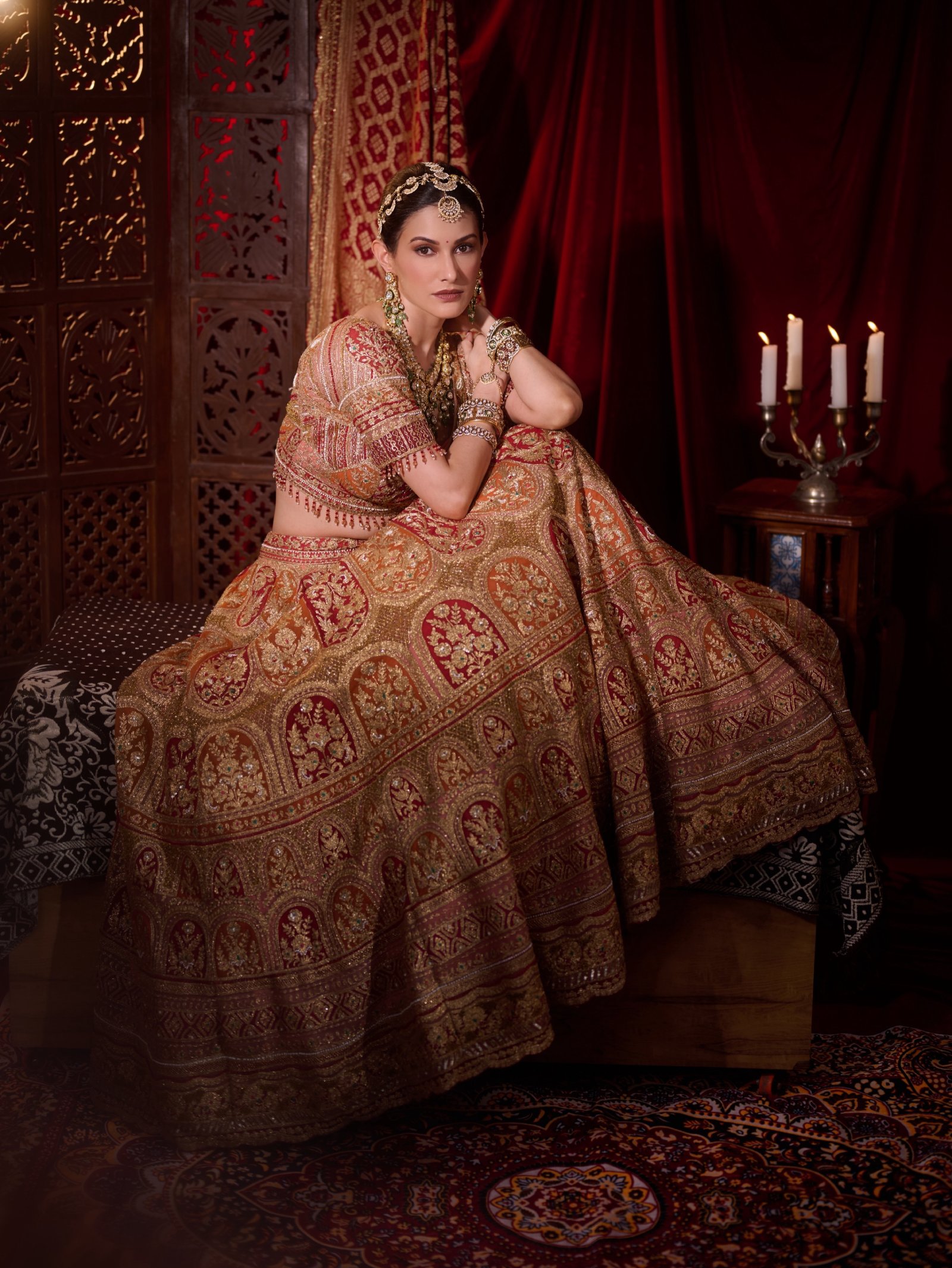 Amyra Dastur designer lehenga