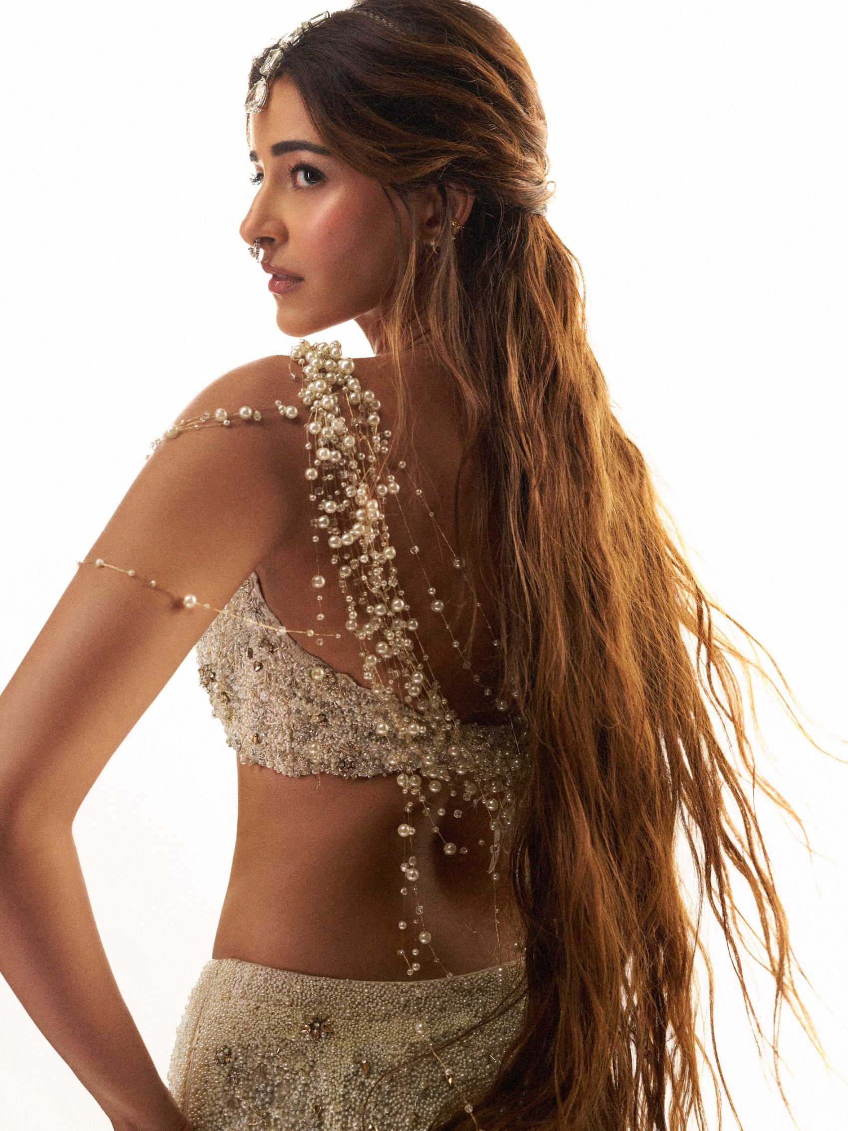 Ananya Panday handcrafted bridal outfit