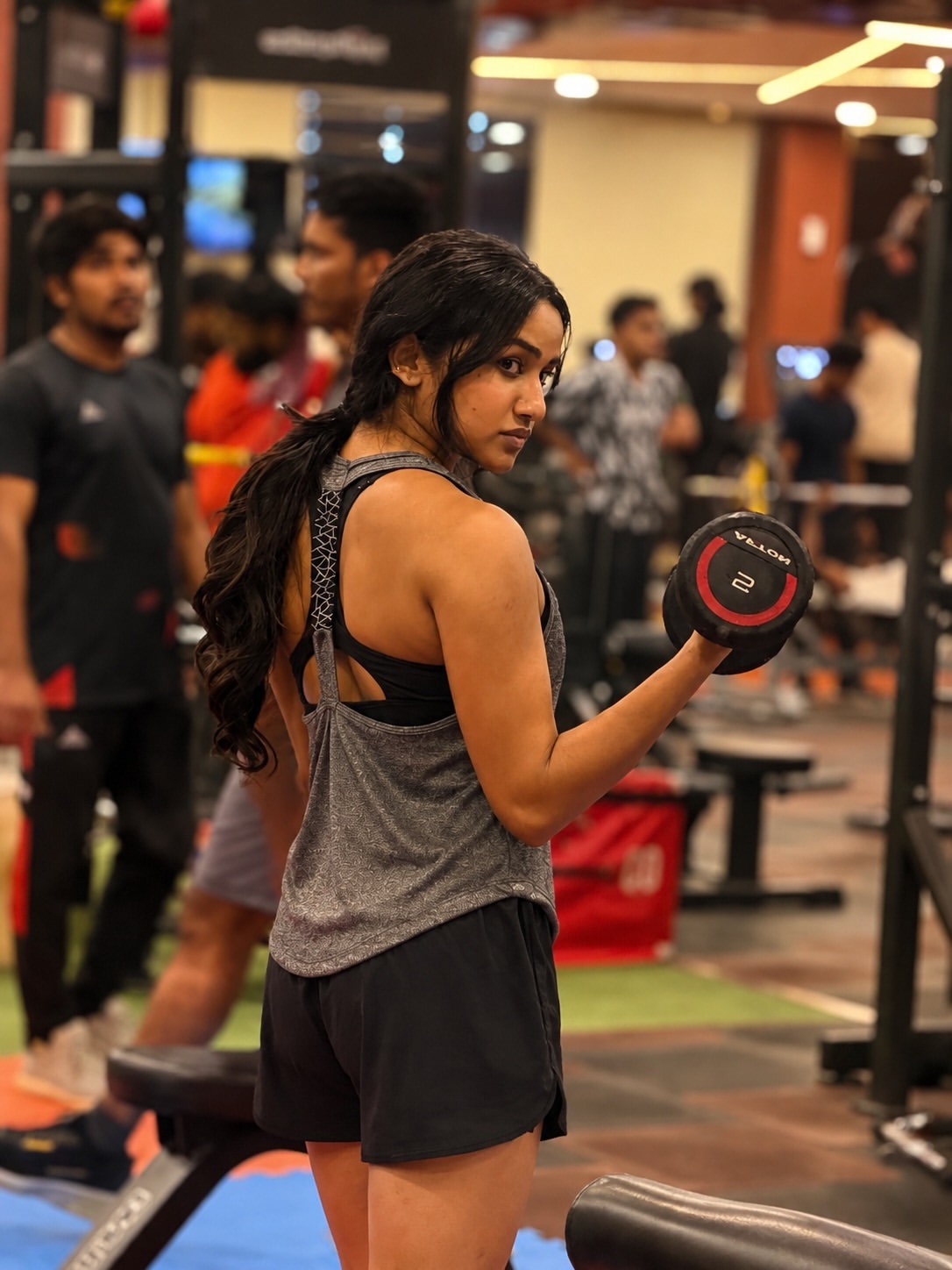 Raveena Daha workout stills
