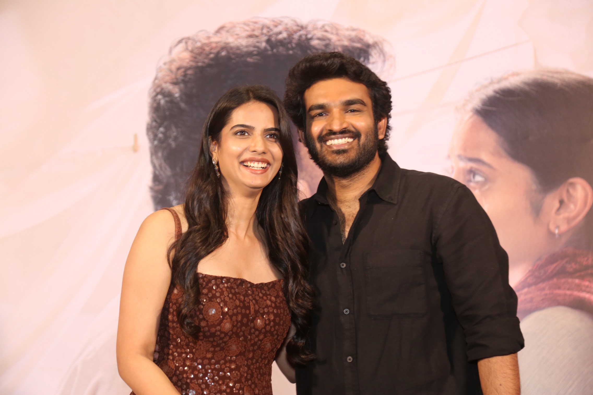 Kiran Abbavaraam and Sri Gouri Priya at Chennai Love Story Success Meet