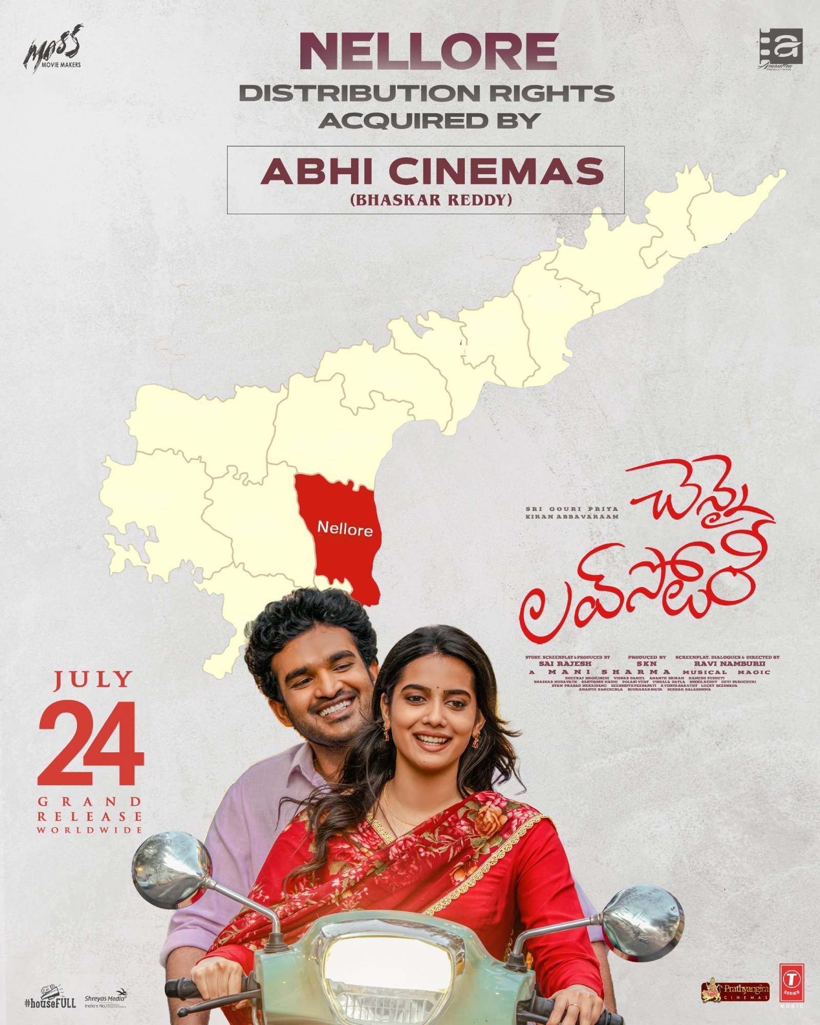 Chennai Love Story Nellore distribution rights
