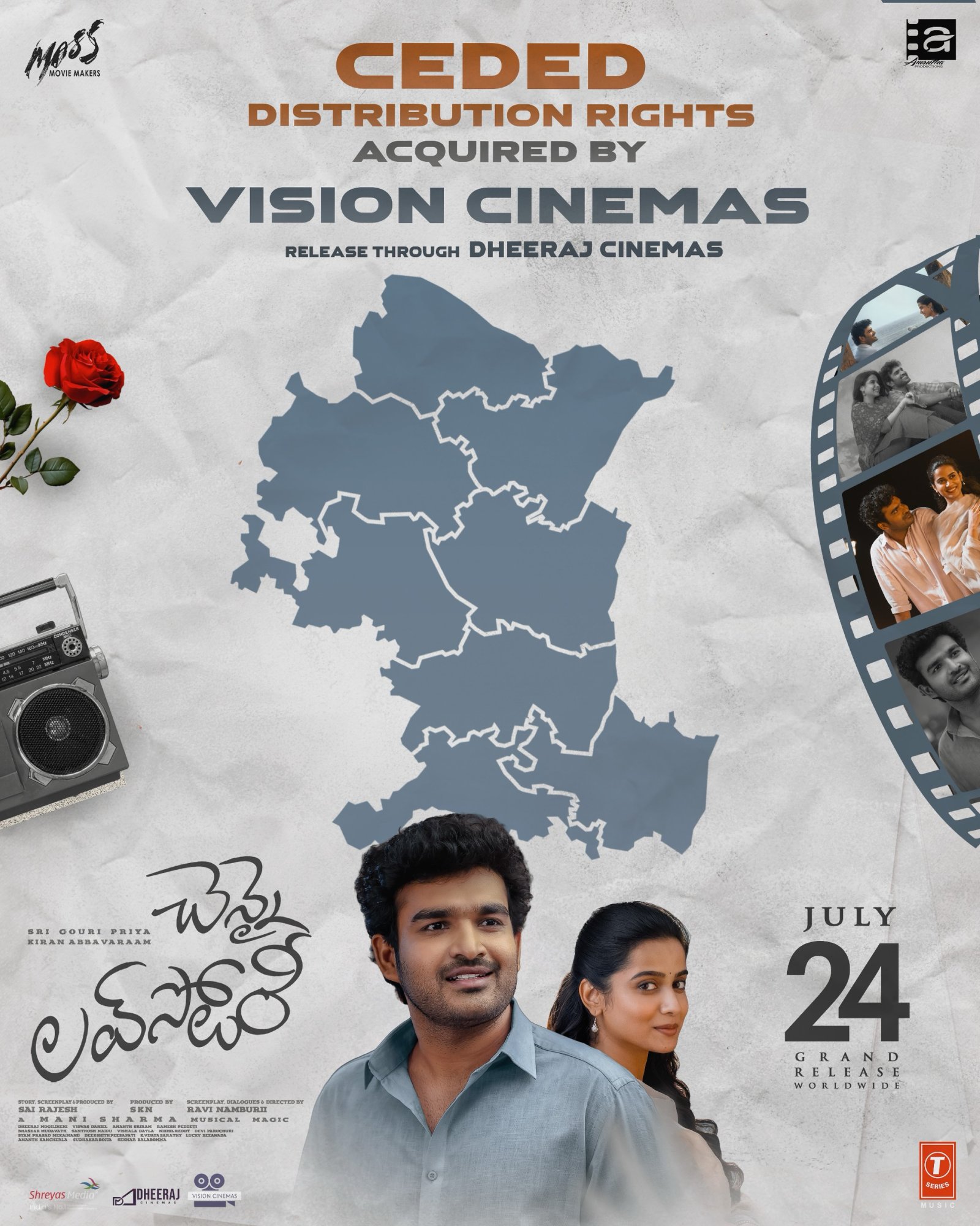 Chennai Love Story Ceded distribution announcement