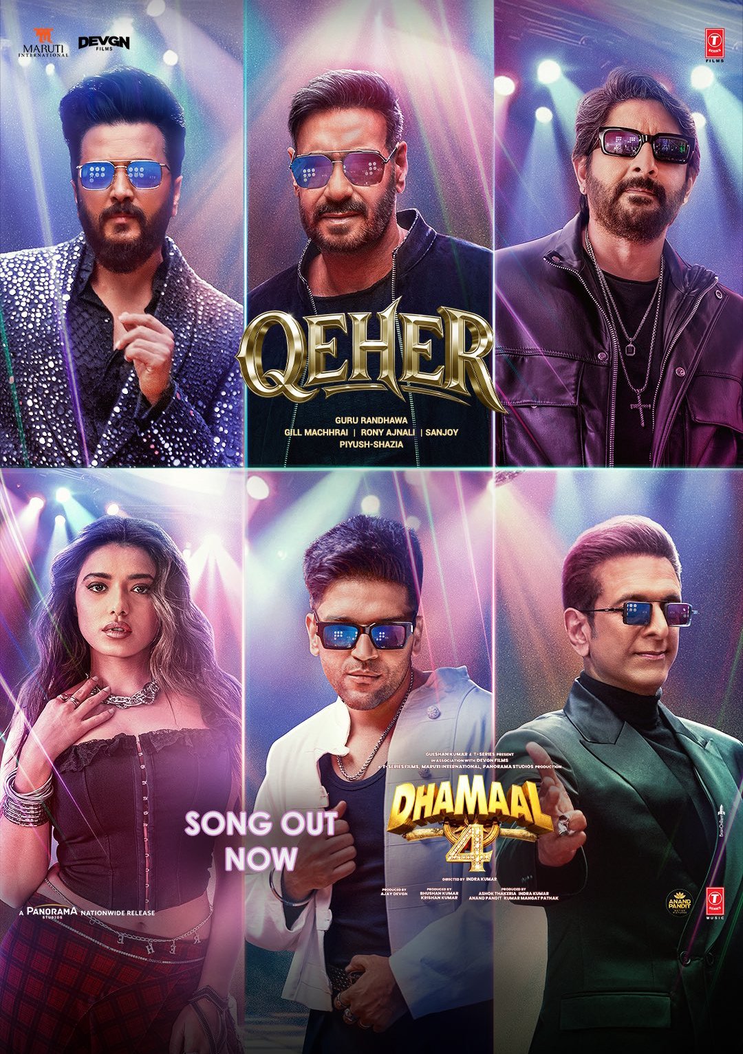 Dhamaal 4 Qeher song poster