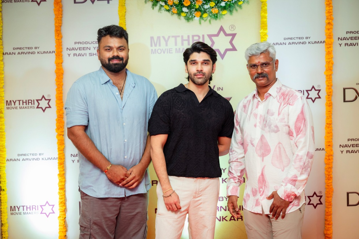 Dhruv Vikram DV4 Movie Pooja Stills