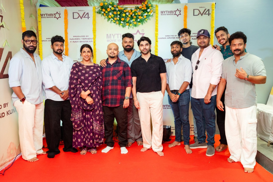 Dhruv Vikram DV4 Movie Pooja Stills