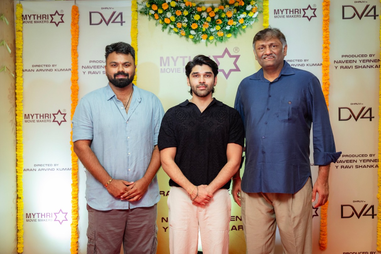 Dhruv Vikram DV4 Movie Pooja Stills
