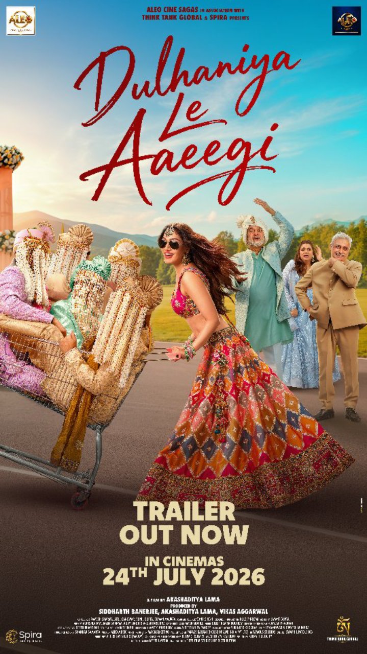 Dulhaniya Le Aaeegi official trailer launch poster.