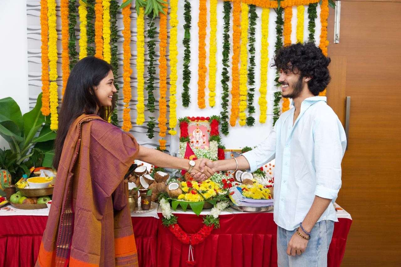 Lead cast at movie launch