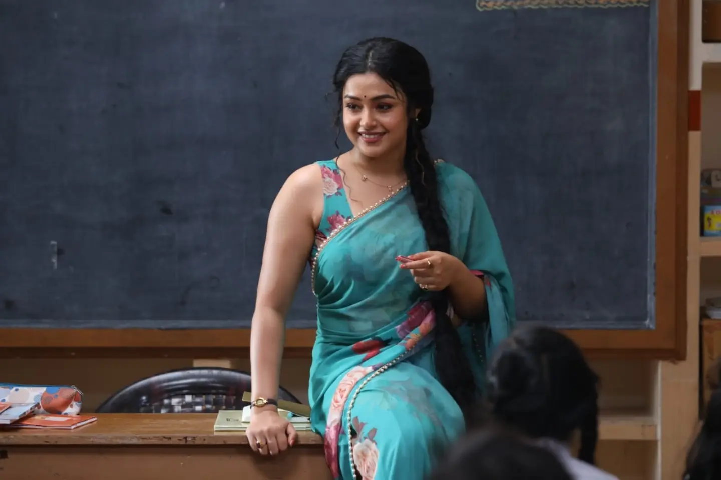 Gatta Kusthi 2 Fame Mokksha Shares Her Meenu Teacher Character Photos From Sets