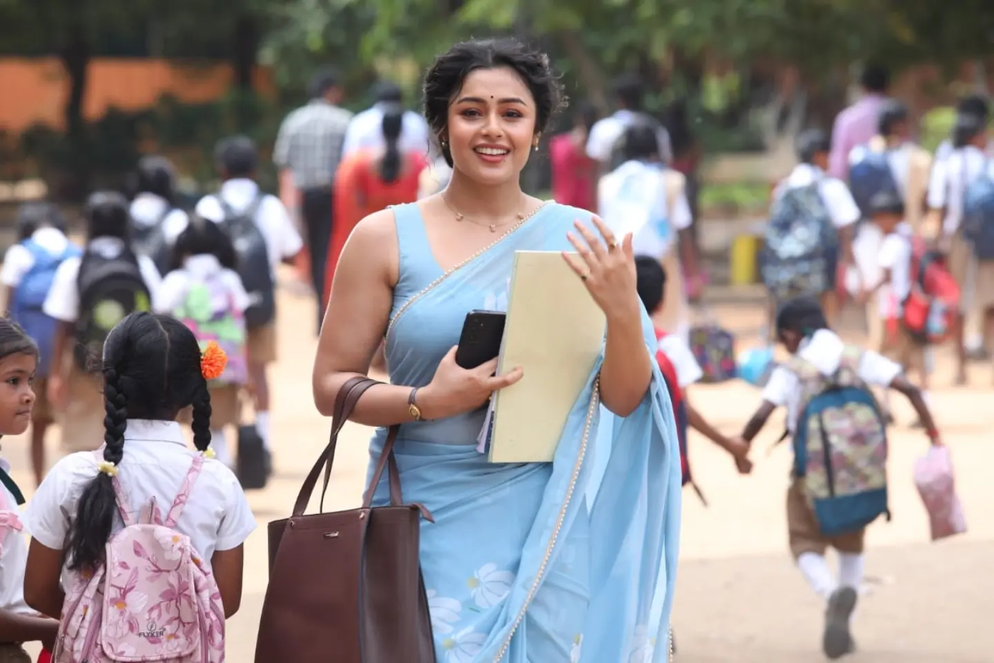 Gatta Kusthi 2 Fame Mokksha Shares Her Meenu Teacher Character Photos From Sets