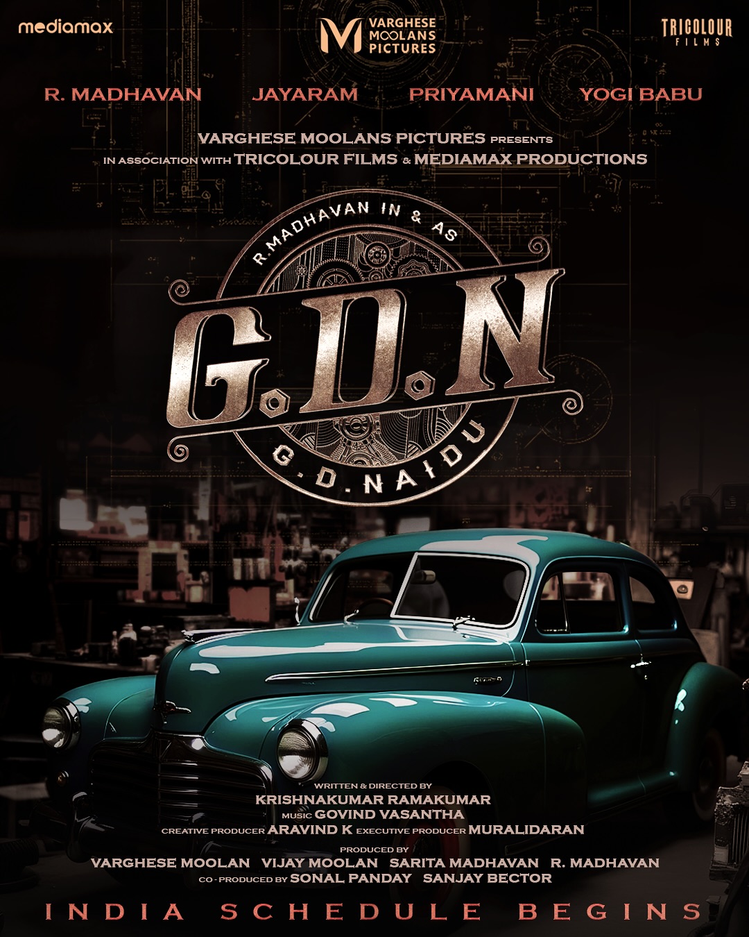 G.D.N. title reveal inspired by G. D. Naidu