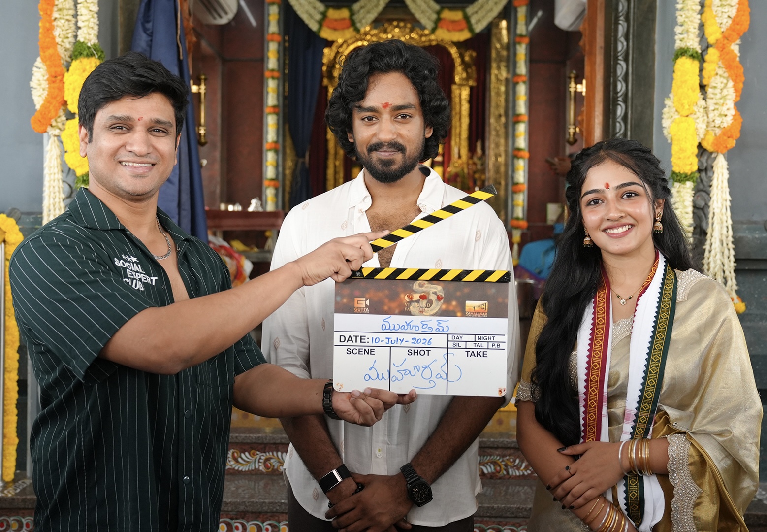 Movie clapboard ceremony