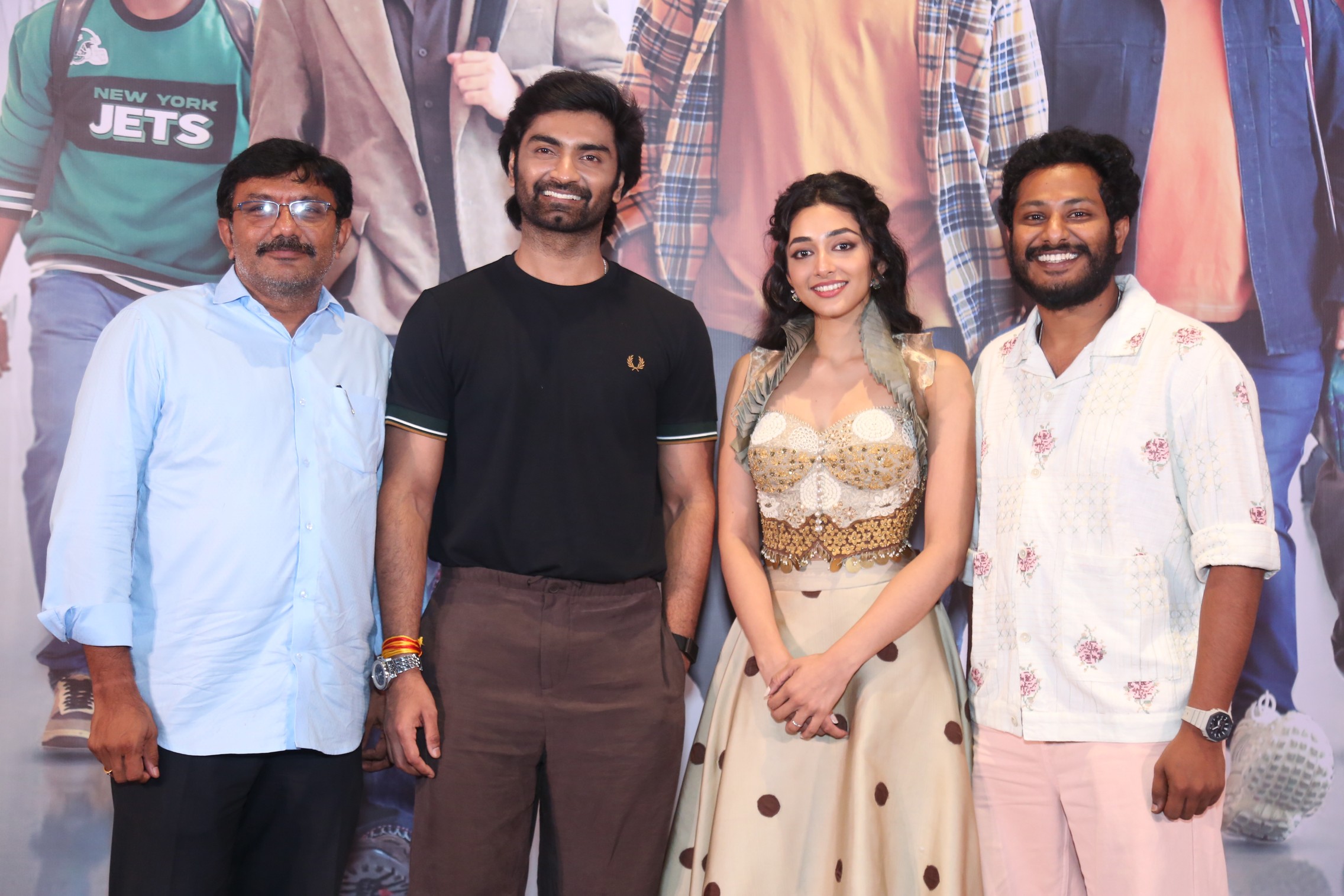 Atharvaa, Preity Mukundhan and team at press meet