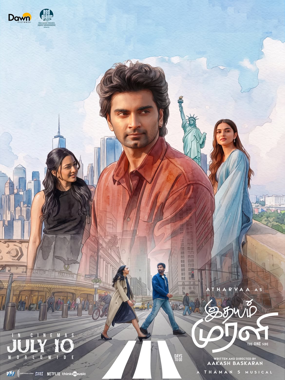Idhayam Murali worldwide theatrical release poster