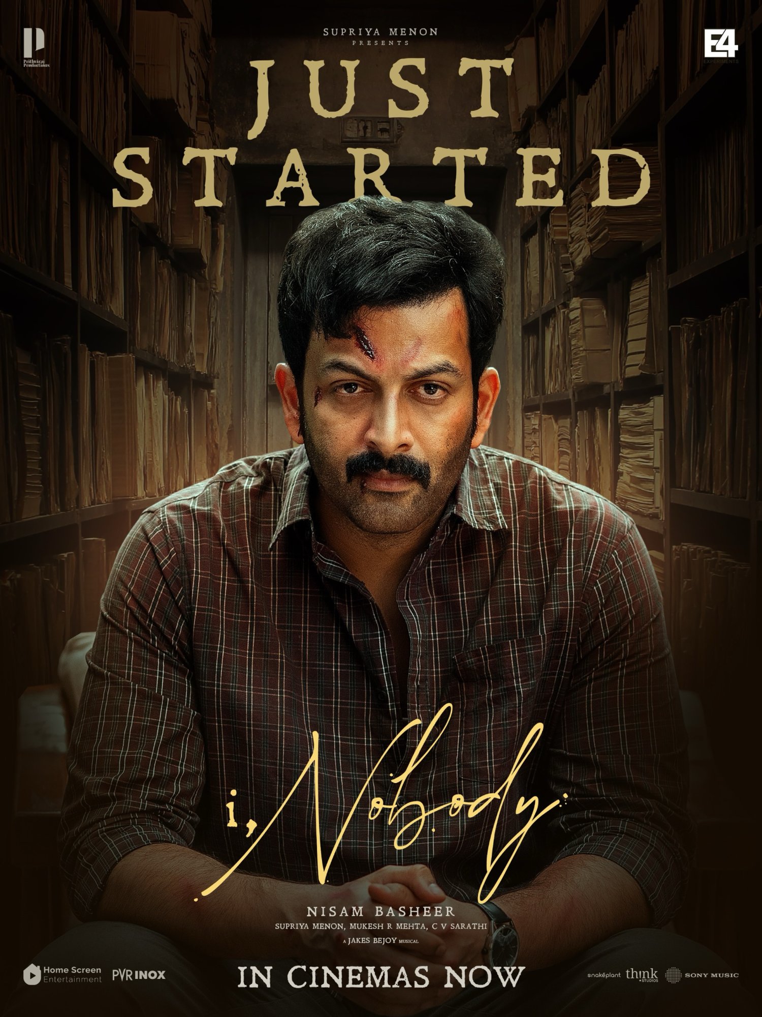 I Nobody worldwide theatrical release poster