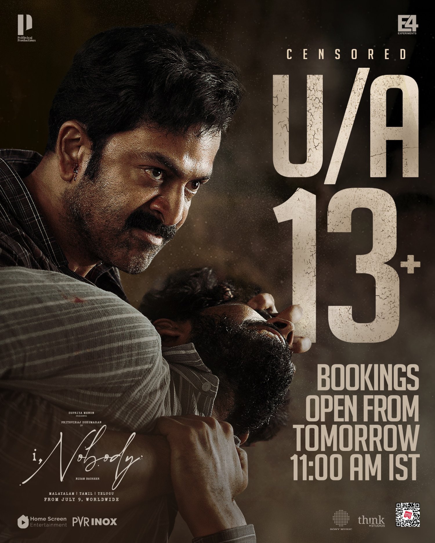 I Nobody UA 13 certification details