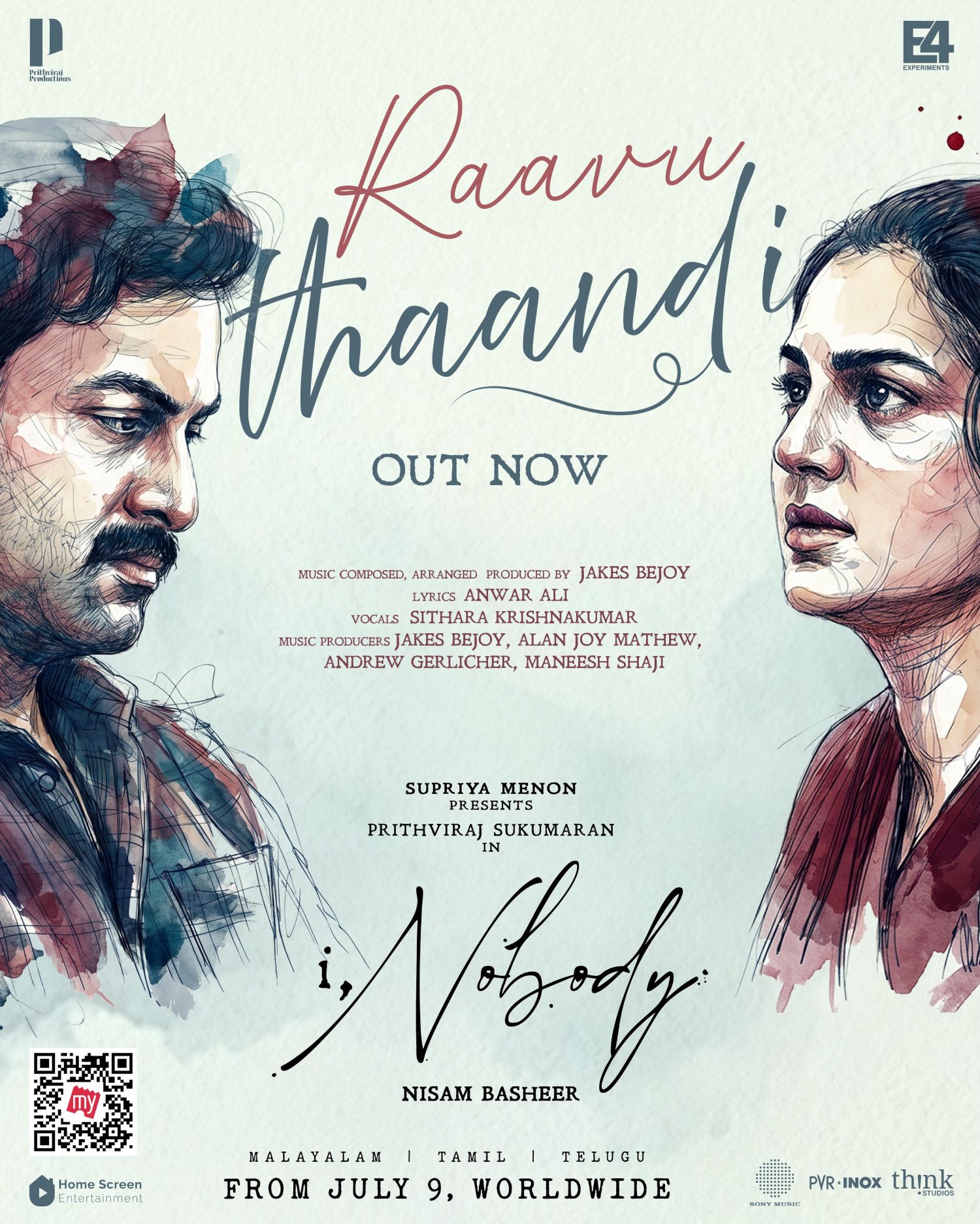 Raavu Thaandi lyric video from I Nobody