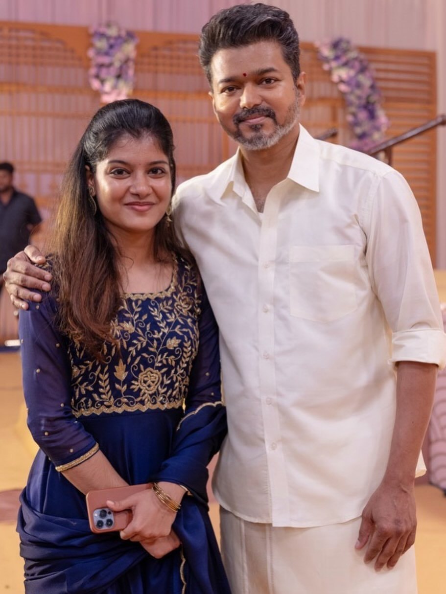Jana Nayagan Actress Monisha Shares Unseen Shooting Spot Photos With Vijay