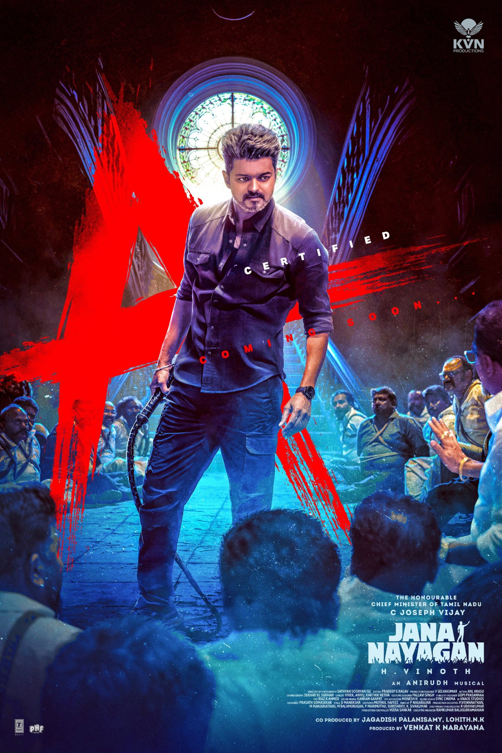 Jana Nayagan A certificate poster