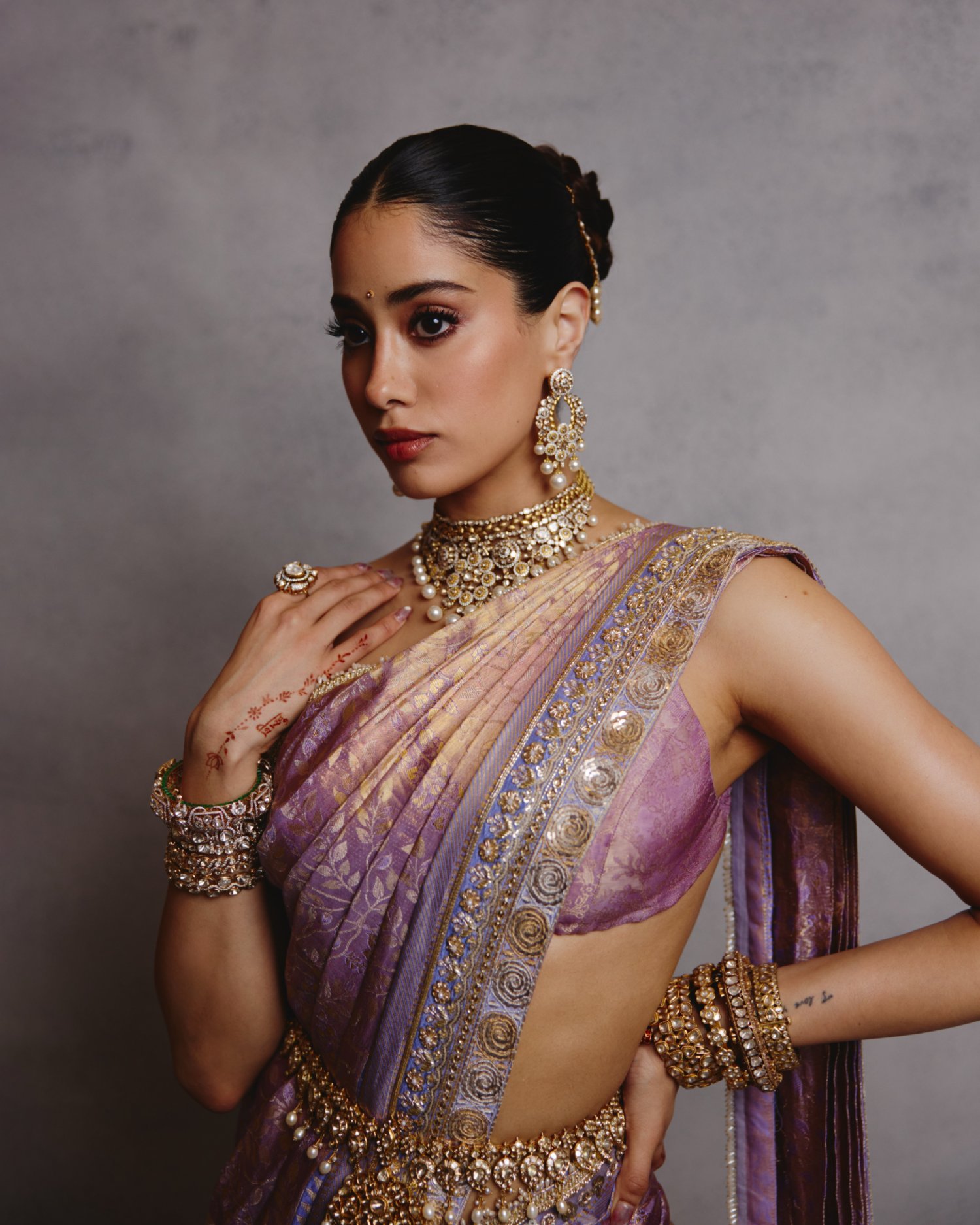 Janhvi Kapoor heritage-inspired outfit
