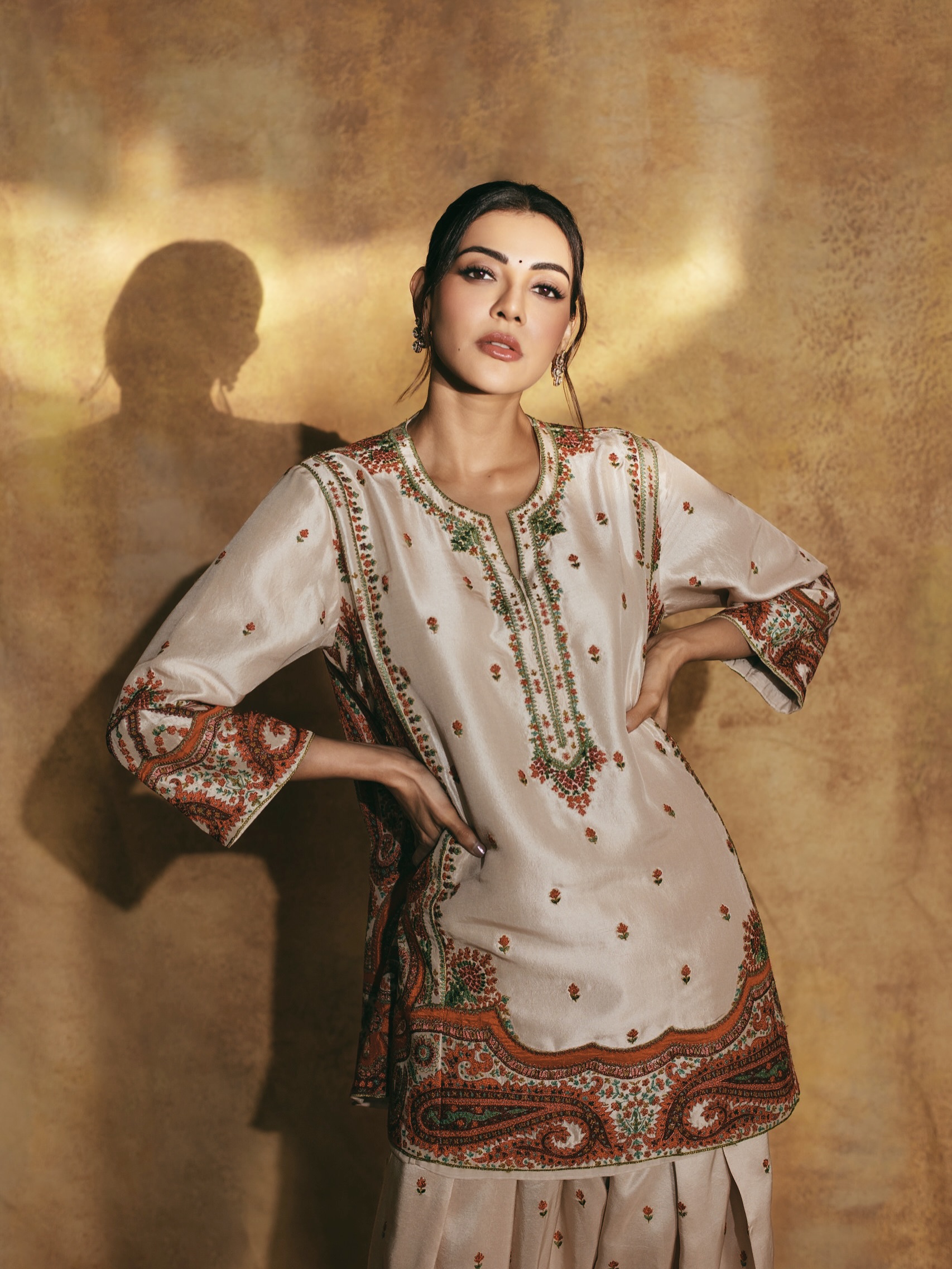 Kajal Aggarwal elegant ethnic fashion
